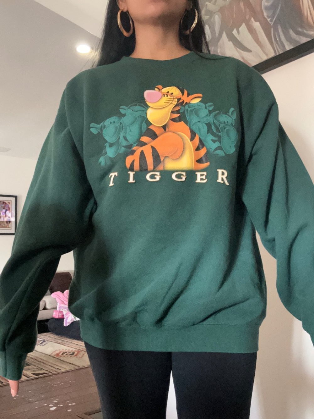 Tigger green crewneck XL sweater